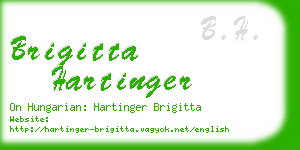 brigitta hartinger business card